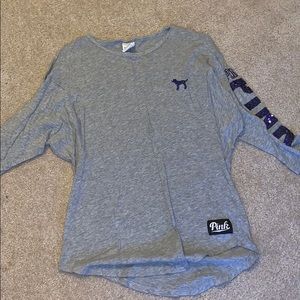 Pink 3/4 sleeve shirt